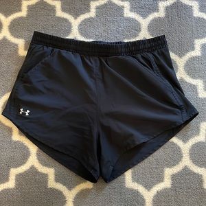 Under Armour black athletic shorts